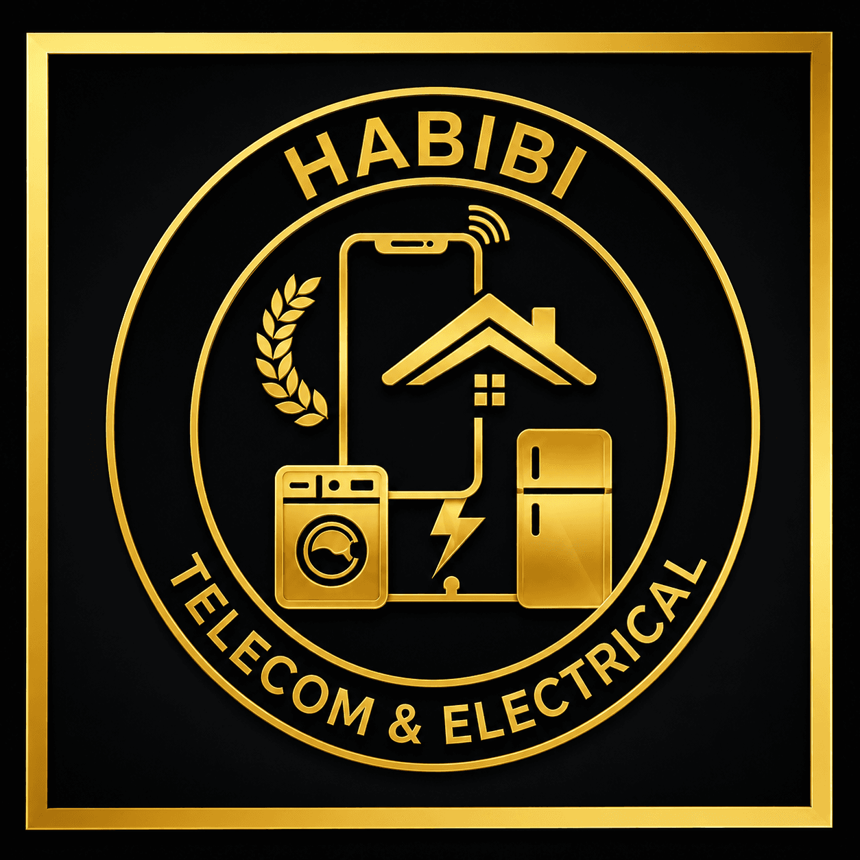 Habibi Telecom and Electrical logo